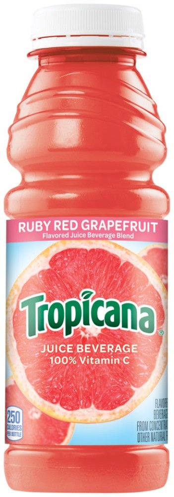 Amazon.com : Tropicana Juice Ruby Red Grapefruit, 15.2 oz Plastic